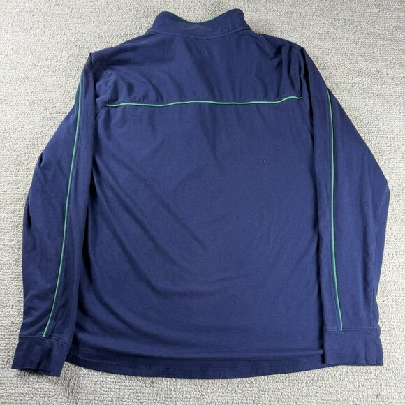 Under Armour Notre Dame Fighting Irish 1/4 Zip Pullover Shirt Blue Men’s Size L - Picture 7 of 8